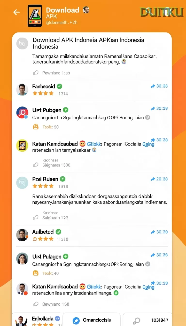 Cuplikan layar ANDARA88 — aktivitas