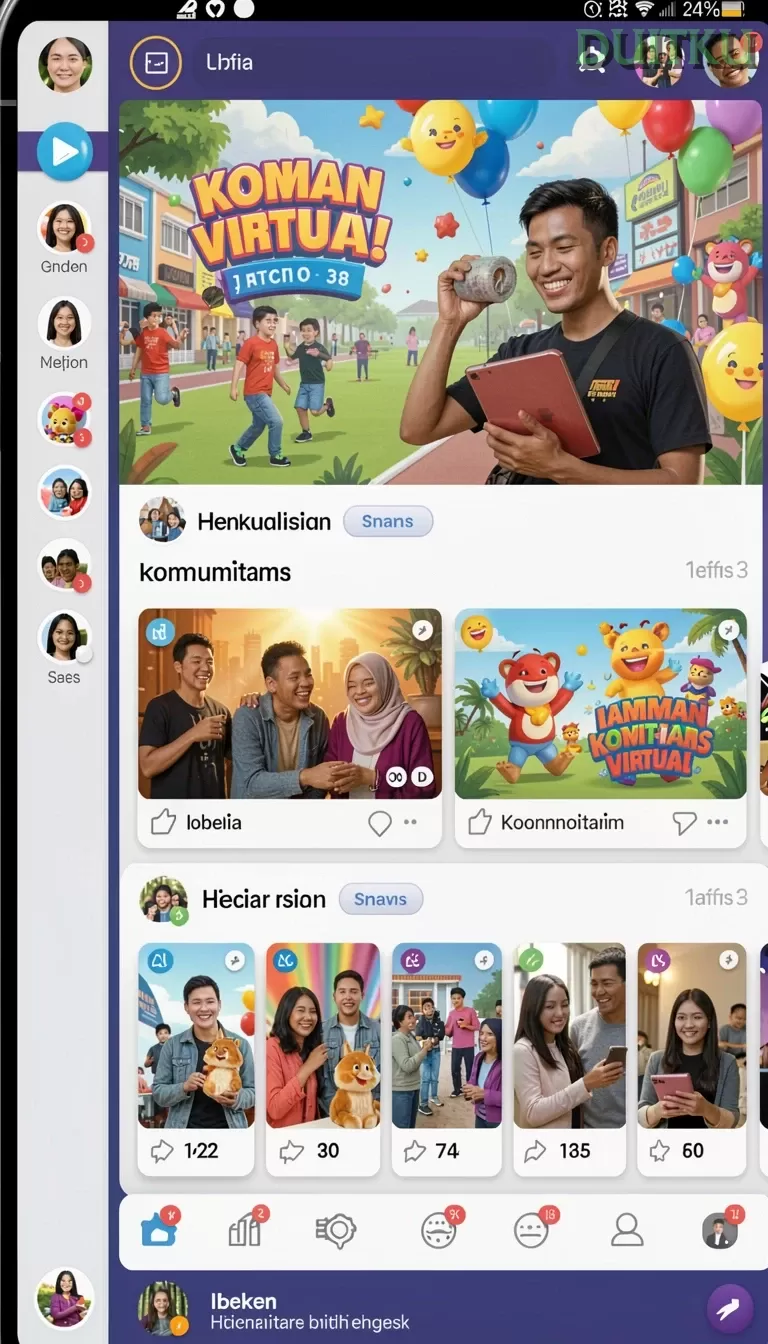 Cuplikan layar BROMO77 — pengaturan akun