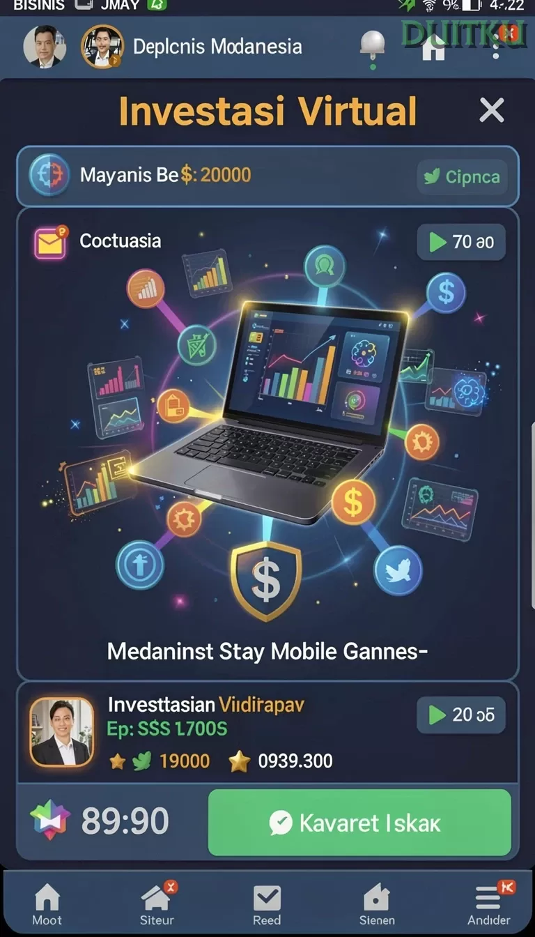 Cuplikan layar V87 — pengaturan akun